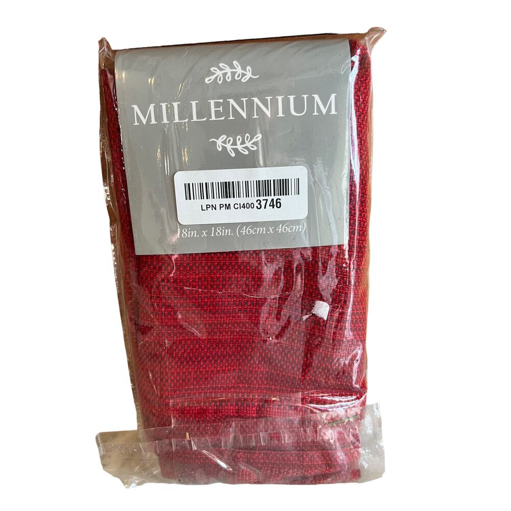 Set of 4 Millennium Woven Napkins Red